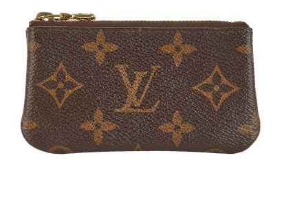 Louis Vuitton Key Pouch, £195, Accessories, Brown, Canvas, Front view